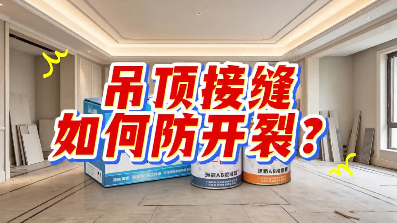 吊顶接缝如何防开裂